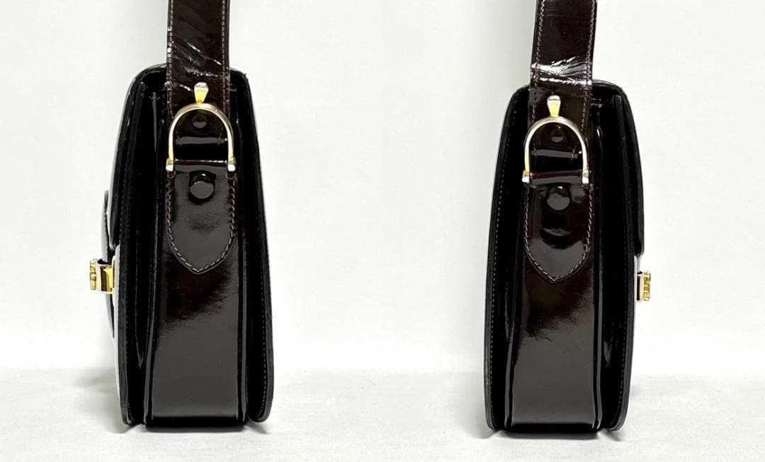 Celine Vintage Carriage Hardware Shoulder Bag Hb01743