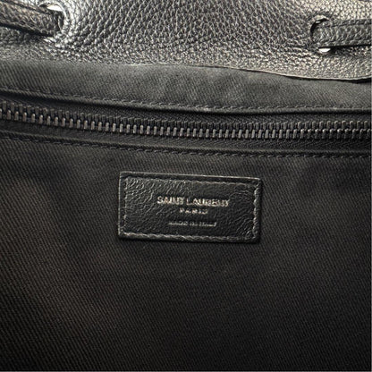 Saint Laurent Sac de Jour Backpack Gray Leather YSL — view 8