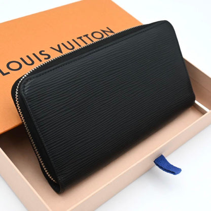 Louis Vuitton Epi Zippy Wallet Black