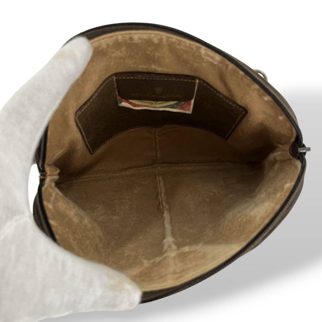 Old Gucci Shoulder Bag GG Supreme Sherry Line Mini Beige