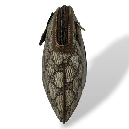 Old Gucci Shoulder Bag GG Supreme Sherry Line Mini Beige