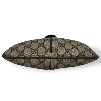 Old Gucci Shoulder Bag GG Supreme Sherry Line Mini Beige