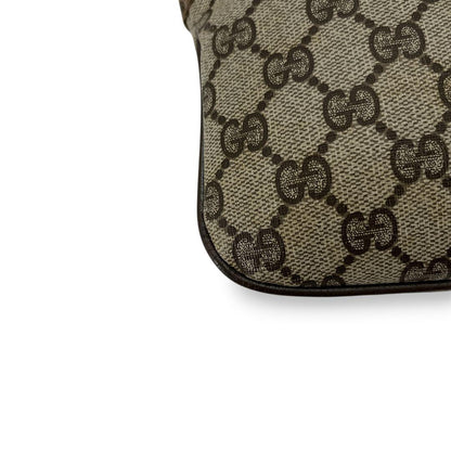 Old Gucci Shoulder Bag GG Supreme Sherry Line Mini Beige