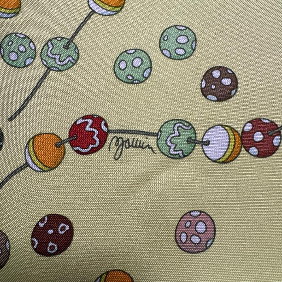 Hermes Tagged Carre 90 Dancing Pearls Scarf — view 5
