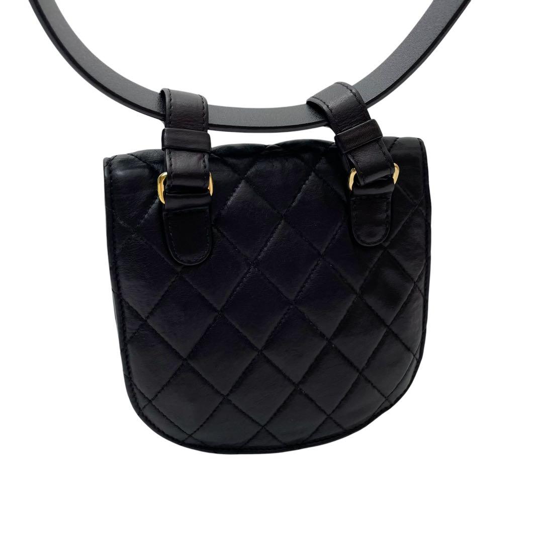 Chanel Quilted Lambskin CC Logo Waist Belt Bag — view 2