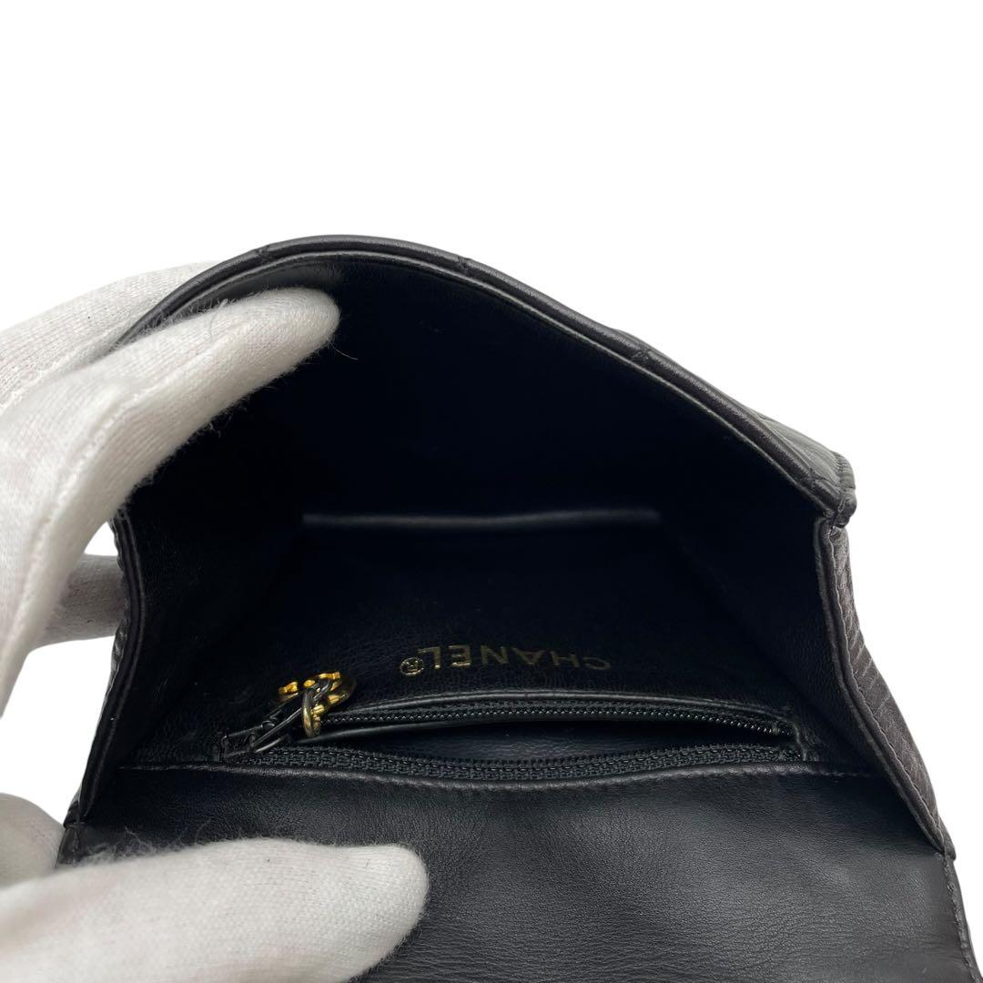 Chanel Quilted Lambskin CC Logo Waist Belt Bag — view 8