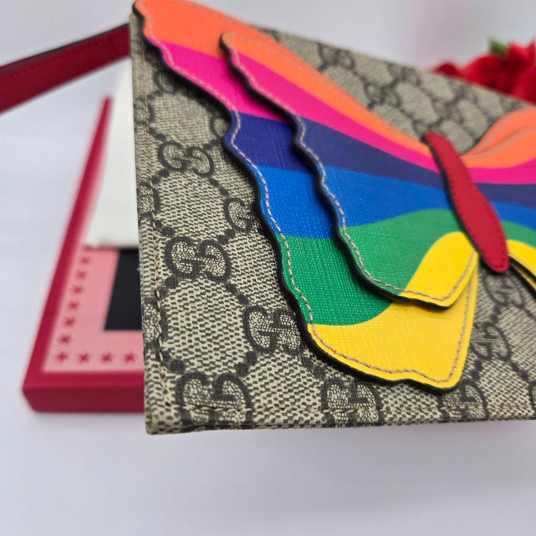 Gucci Clutch Pouch Butterfly GG — view 5