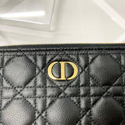 Dior Caro Cannage CD Logo Slim Pouch — view 4