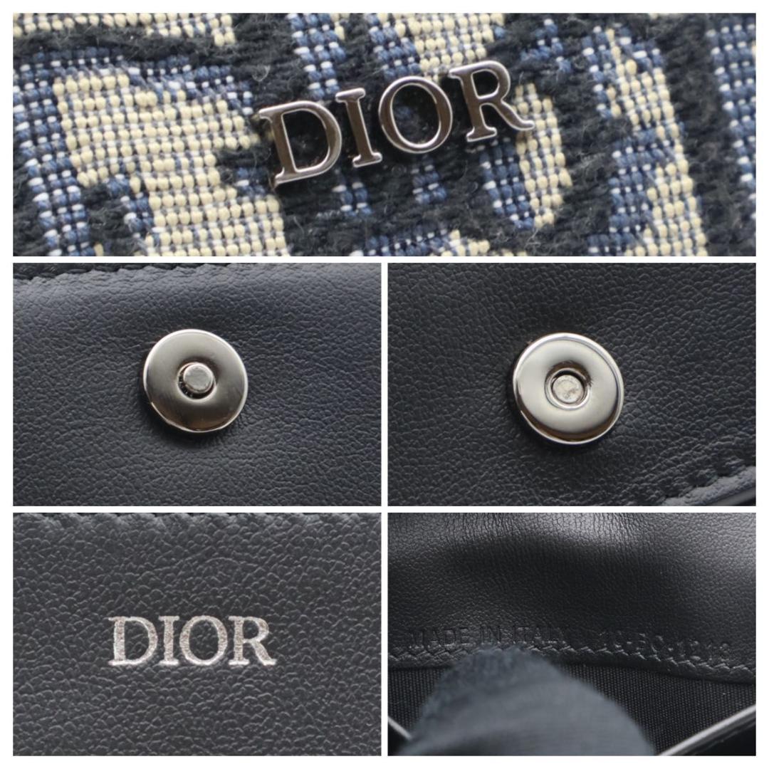 Dior Oblique Saddle Card Case Black — view 7