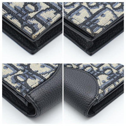 Dior Oblique Saddle Card Case Black — view 8