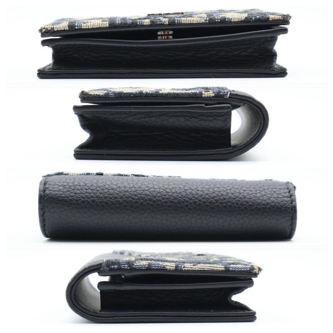Dior Oblique Saddle Card Case Black — view 9