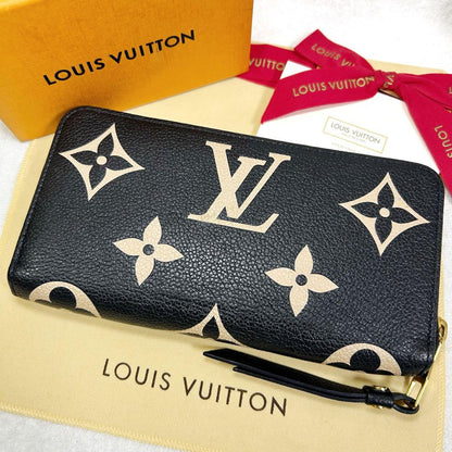 Louis Vuitton Empreinte Zippy Wallet Bi-color