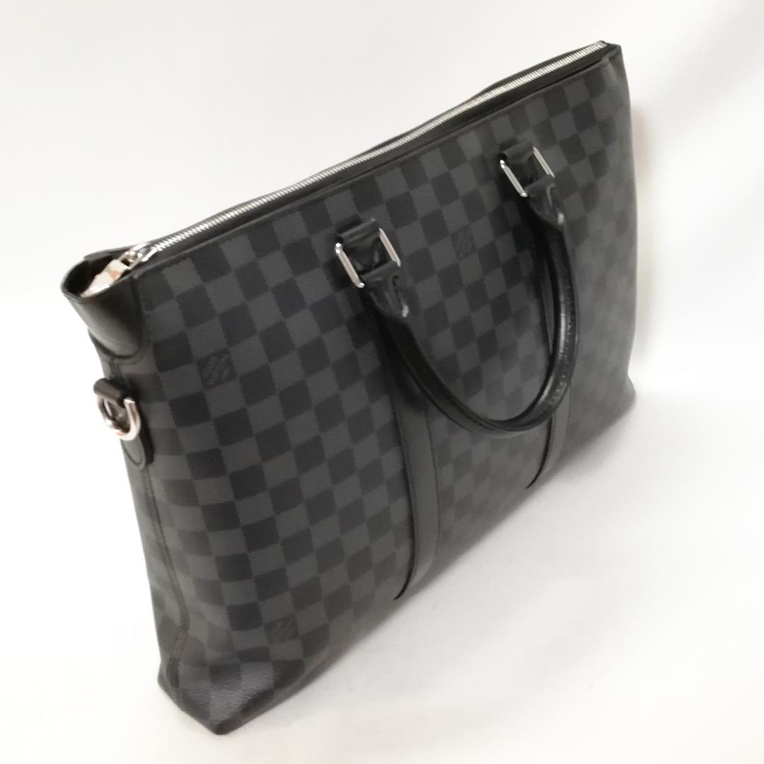 Louis Vuitton Anton 2-Way Tote Shoulder Black