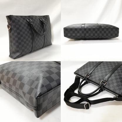 Louis Vuitton Anton 2-Way Tote Shoulder Black
