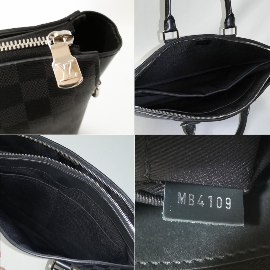 Louis Vuitton Anton 2-Way Tote Shoulder Black