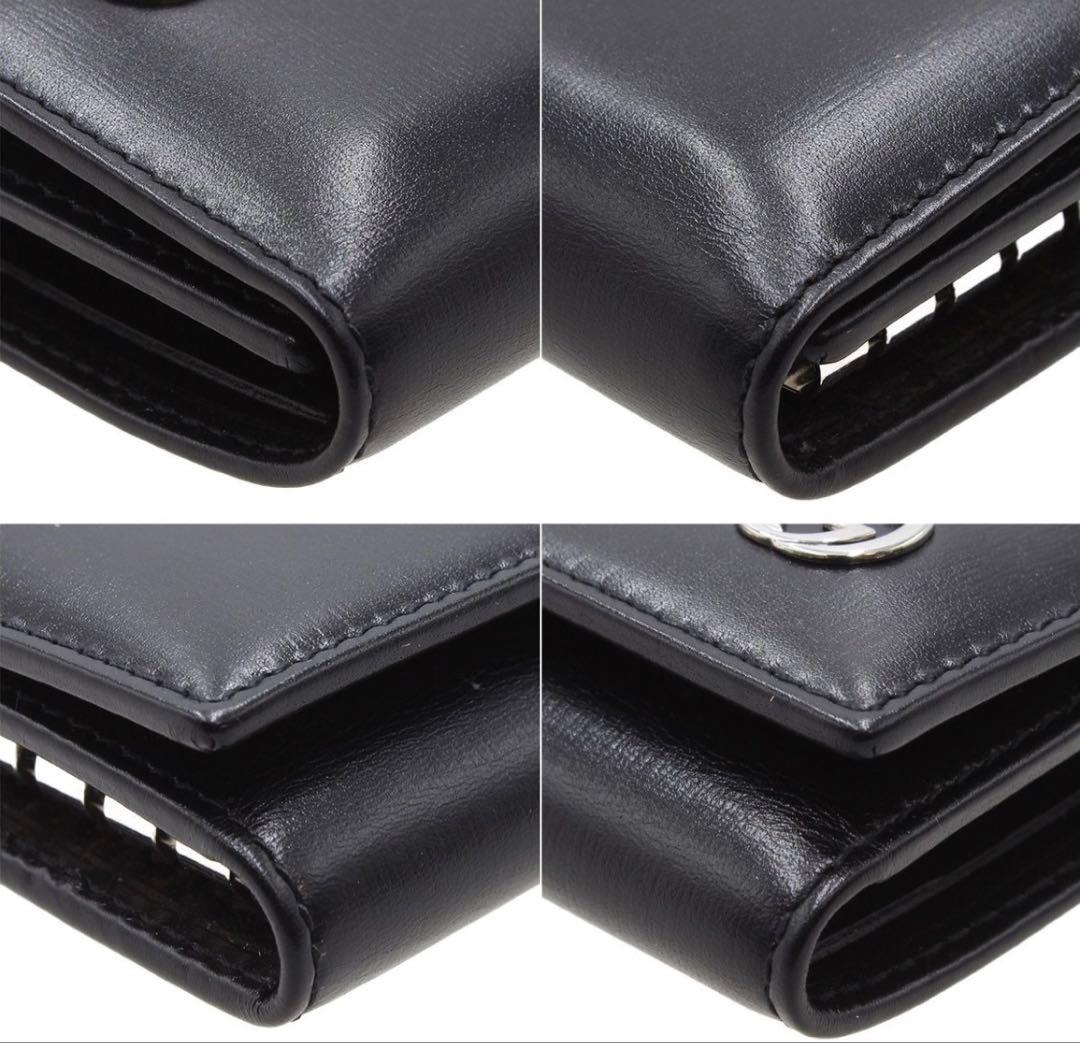 Unused Gucci Interlocking G Leather 6-series Key Case