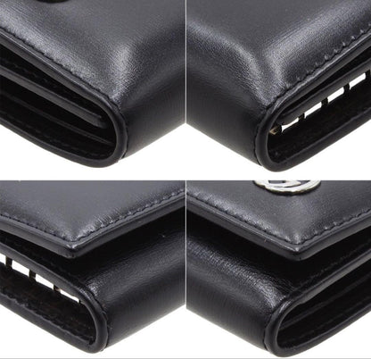 Unused Gucci Interlocking G Leather 6-series Key Case