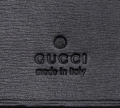 Unused Gucci Interlocking G Leather 6-series Key Case