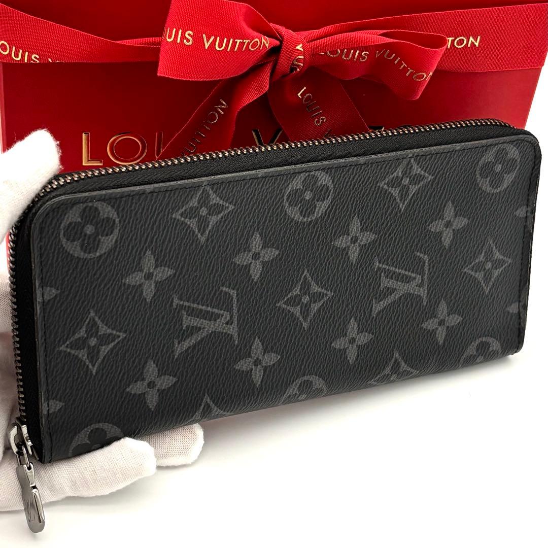 Louis Vuitton Wallet Zippy Vertical Monogram Eclipse