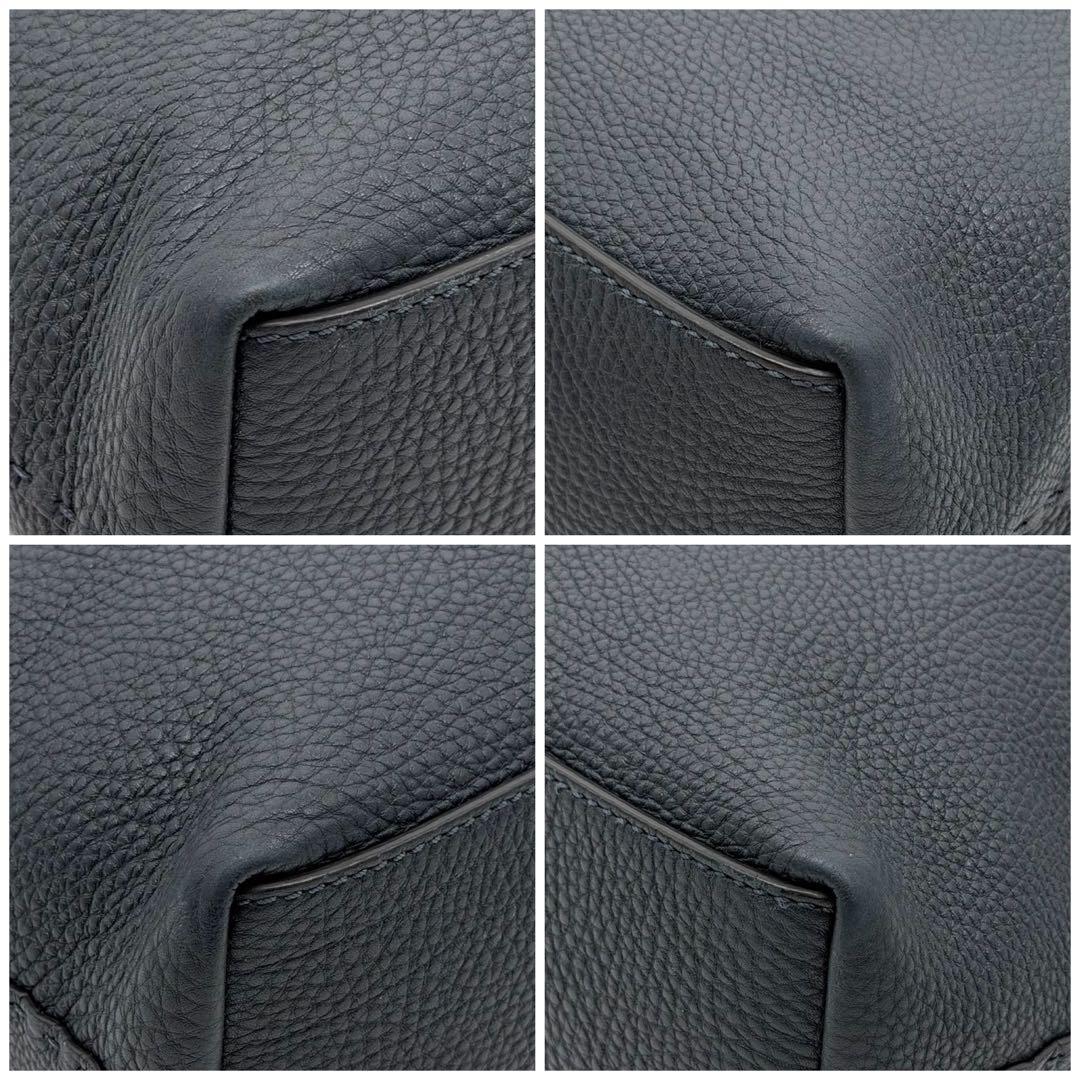 Fendi Selleria Peekaboo Tote Bag Navy 2-Way — view 8