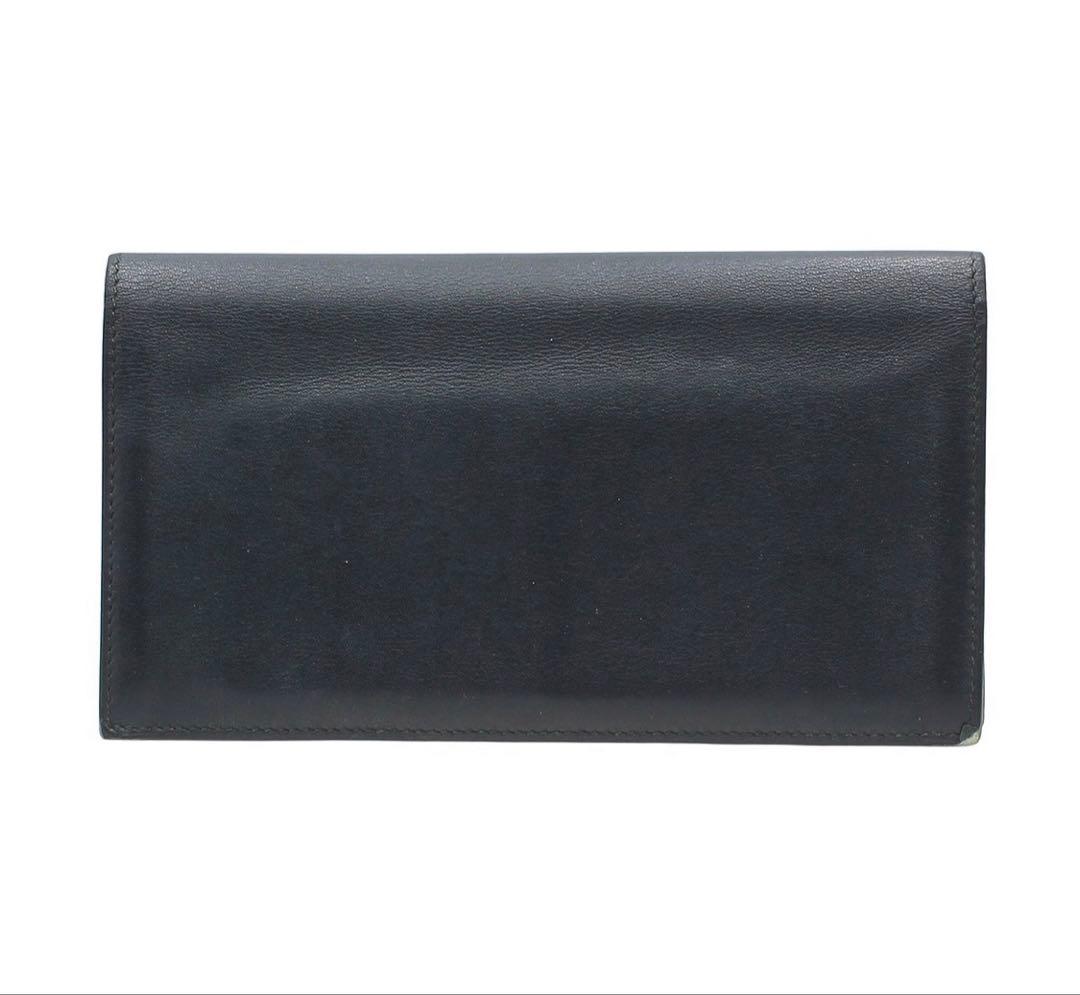 Hermes Citizen Twill Long Silk in Bifold Wallet — view 2