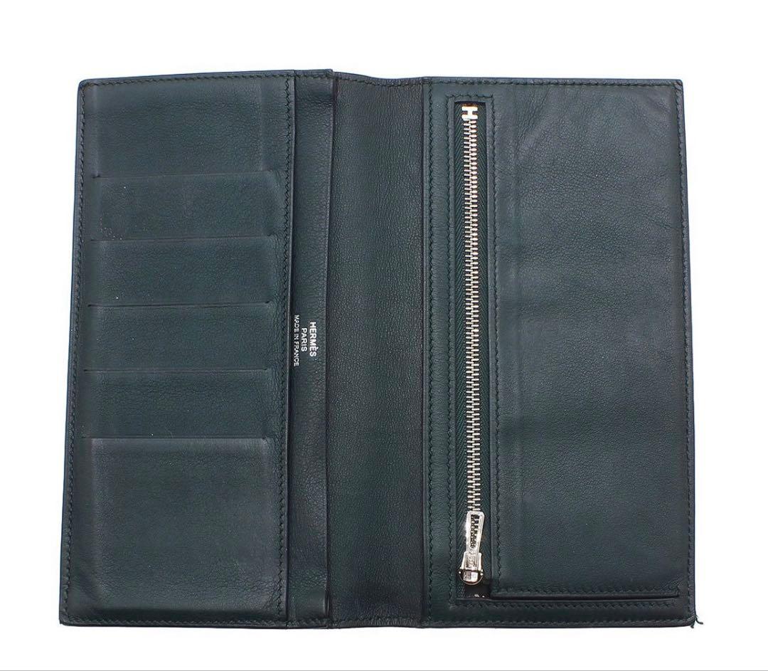 Hermes Citizen Twill Long Silk in Bifold Wallet — view 8