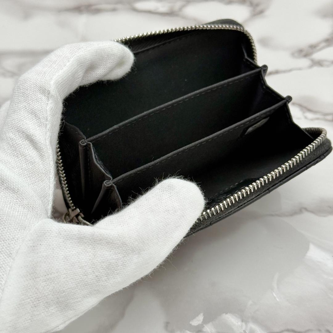 Chanel Camellia Studded Zip Card Case — view 6