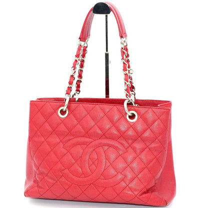 Chanel Chain Tote Bag Grand Shopping GST Caviar Leather