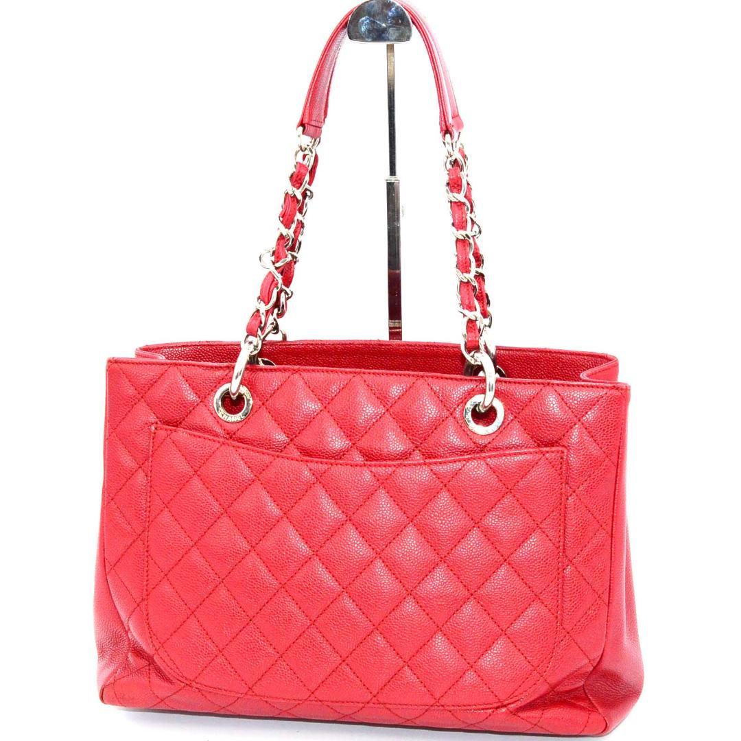 Chanel Chain Tote Bag Grand Shopping GST Caviar Leather — view 2