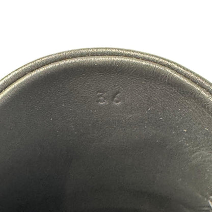 Hermes Mix Mules 36 Leather Black Slip Ons — view 9