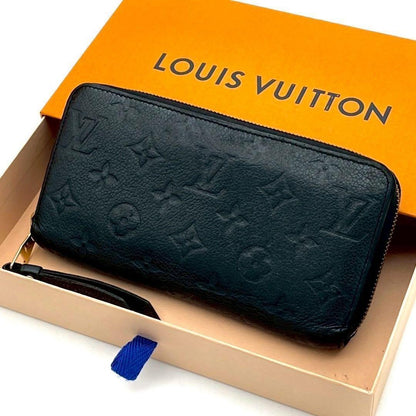 Louis Vuitton Zippy Wallet Monogram Empreinte Black Noir