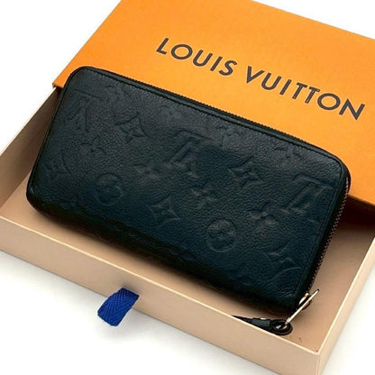 Louis Vuitton Zippy Wallet Monogram Empreinte Black Noir — view 2