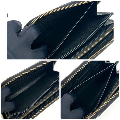 Louis Vuitton Zippy Wallet Monogram Empreinte Black Noir — view 6