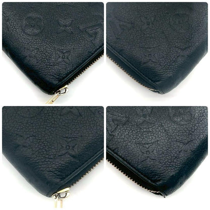 Louis Vuitton Zippy Wallet Monogram Empreinte Black Noir — view 9