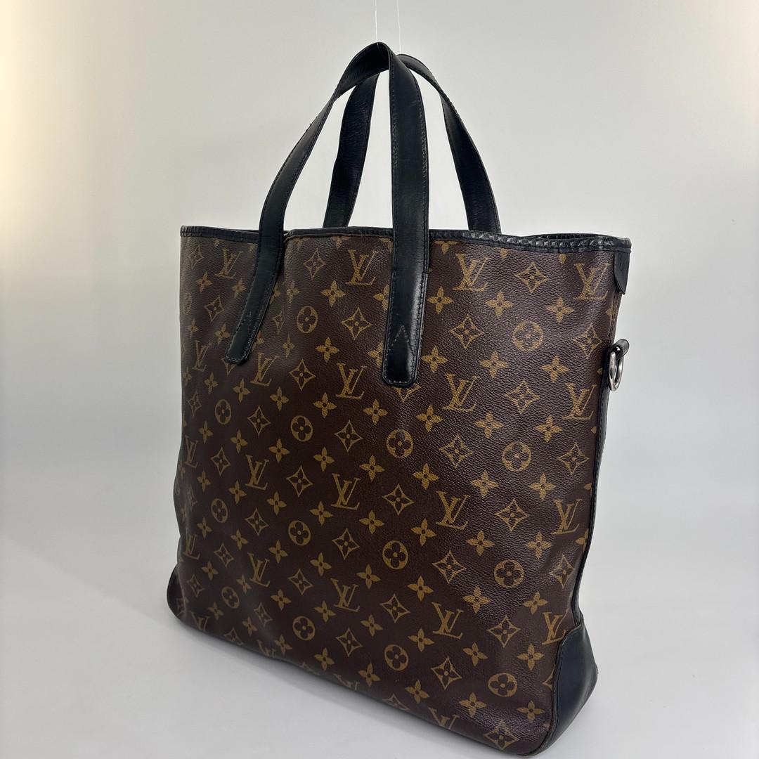 Louis Vuitton Monogram Macassar Davis Tote Black