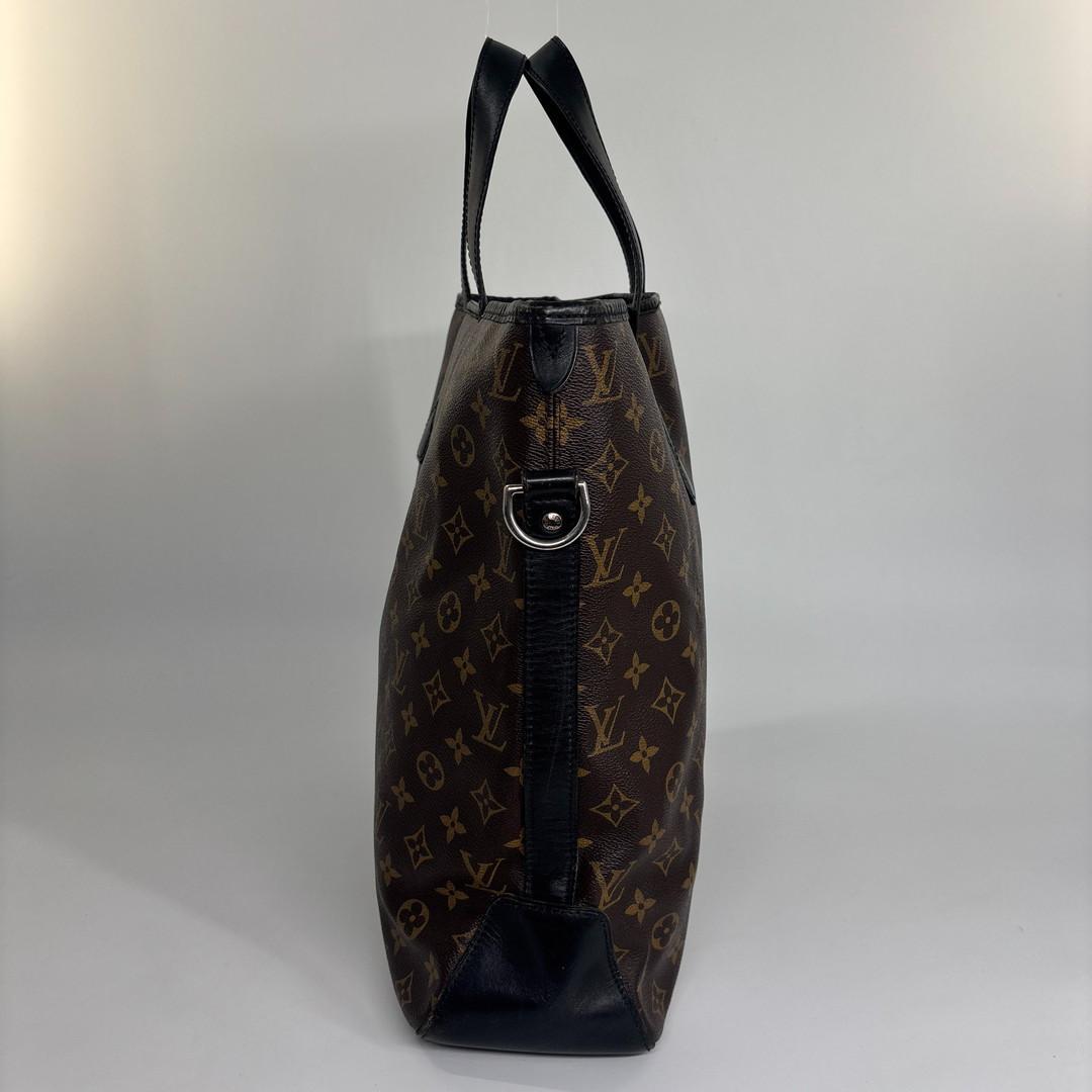 Louis Vuitton Monogram Macassar Davis Tote Black