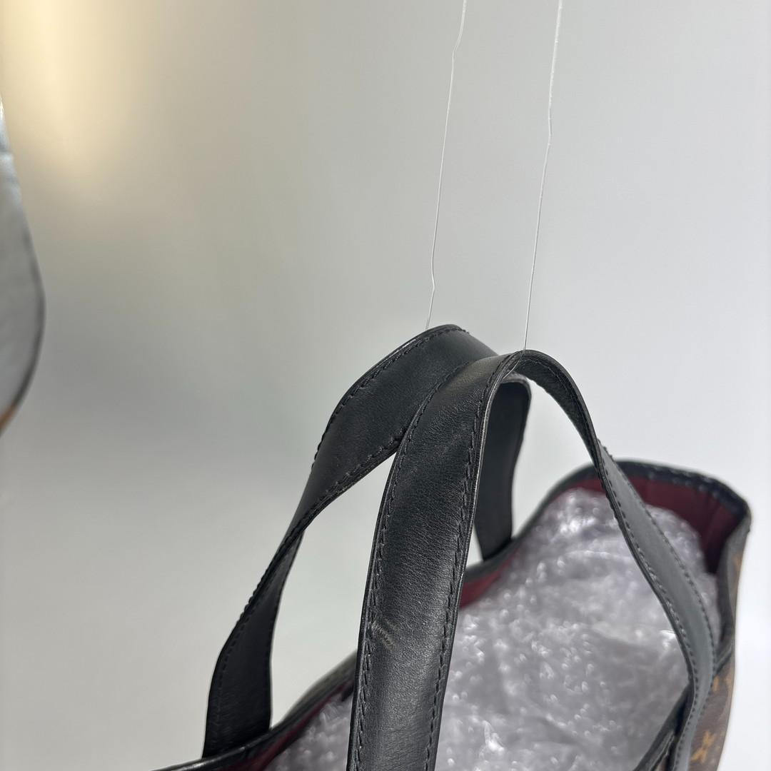 Louis Vuitton Monogram Macassar Davis Tote Black