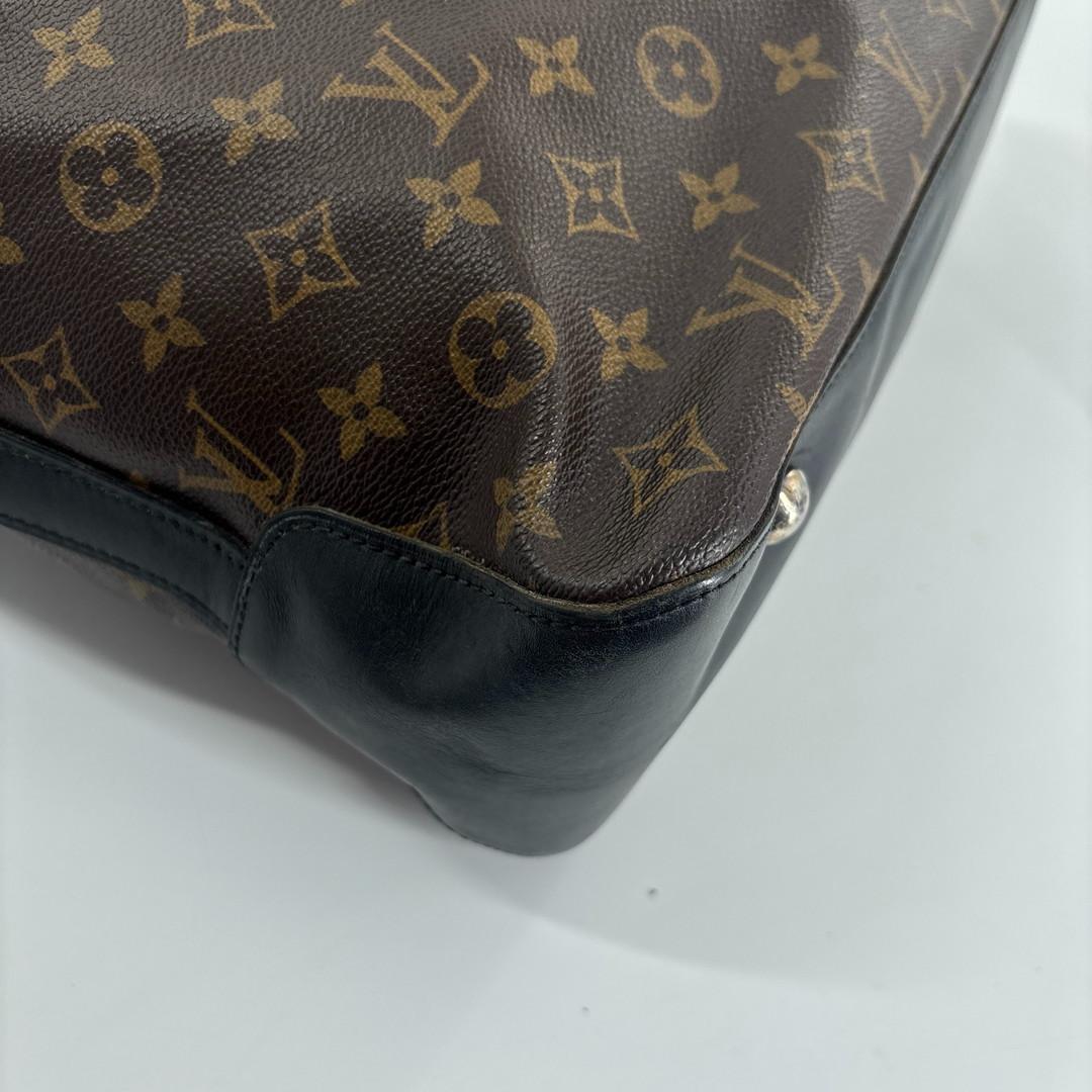 Louis Vuitton Monogram Macassar Davis Tote Black