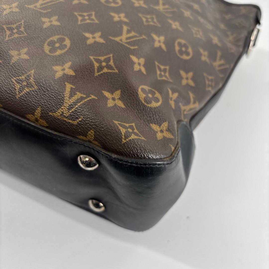 Louis Vuitton Monogram Macassar Davis Tote Black