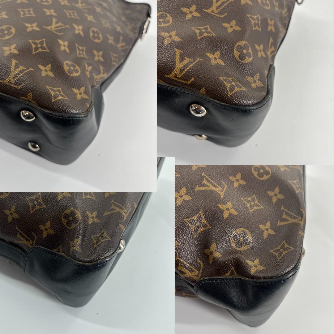 Louis Vuitton Monogram Macassar Davis Tote Black