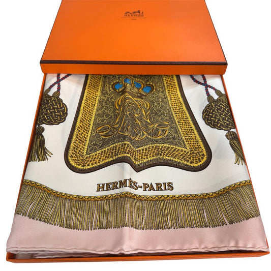 Hermes Carre 90 Poste Et Cavalerie Saber Decoration Scarf