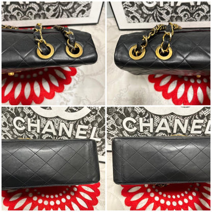 Chanel Big Quilted Vintage Shoulder Black Handbag