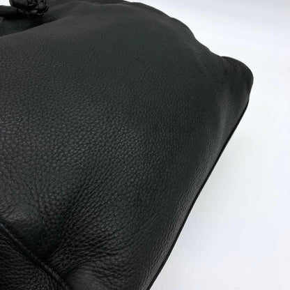 Gucci Tote Bag Interlocking Leather Black Shoulder A4