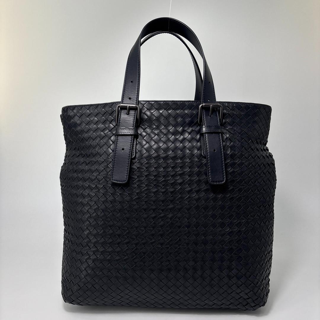 Bottega Veneta Super Intrecciato Black Tote