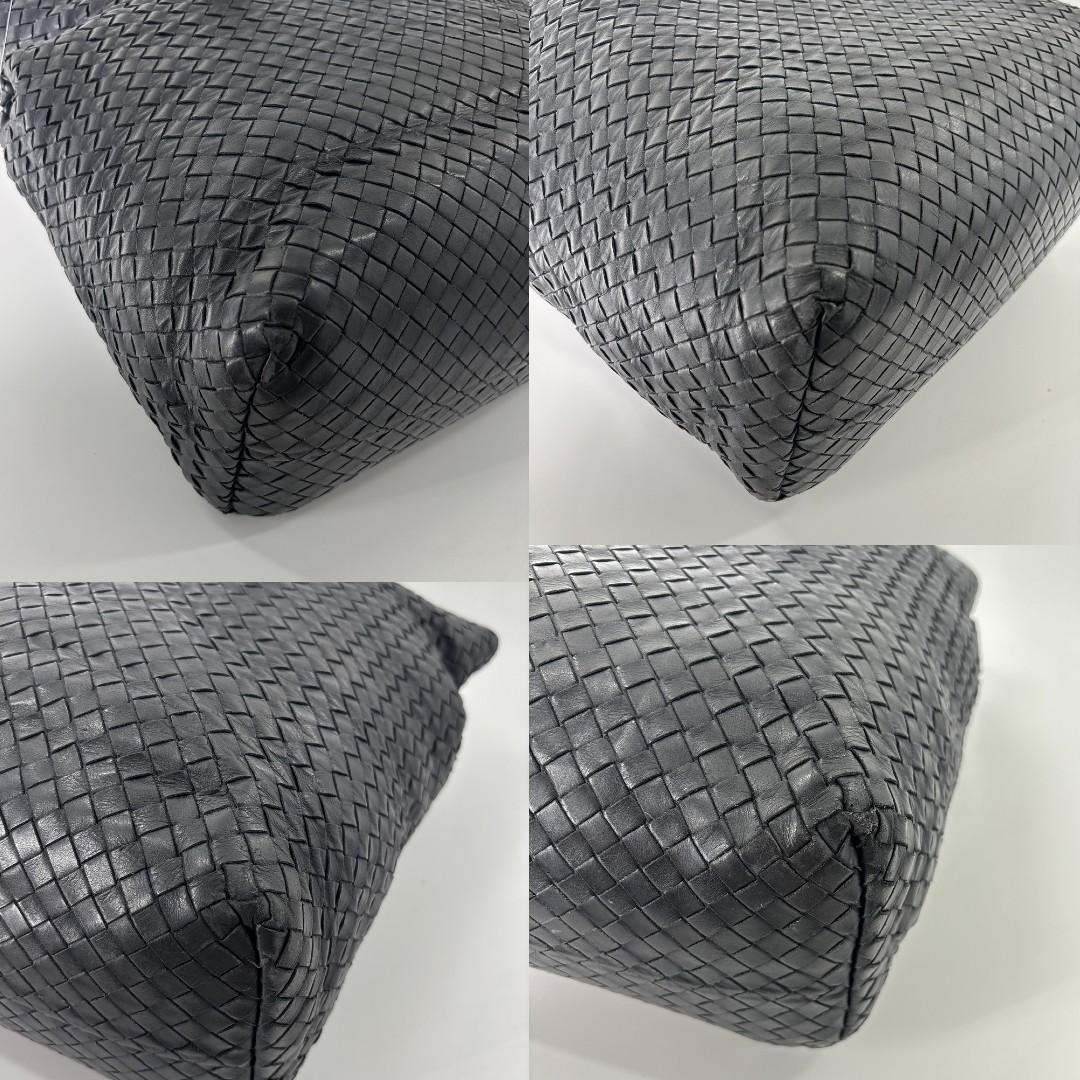 Bottega Veneta Super Intrecciato Black Tote — view 7