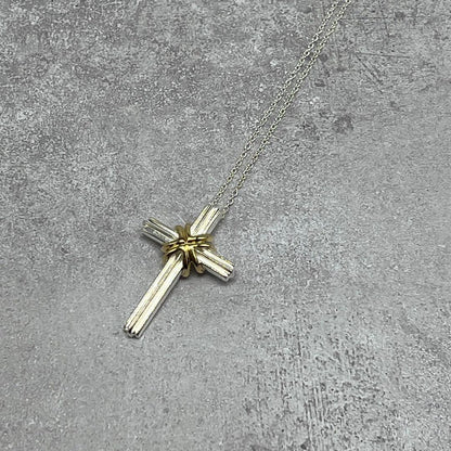 Tiffany & Co Signature Cross Necklace YG