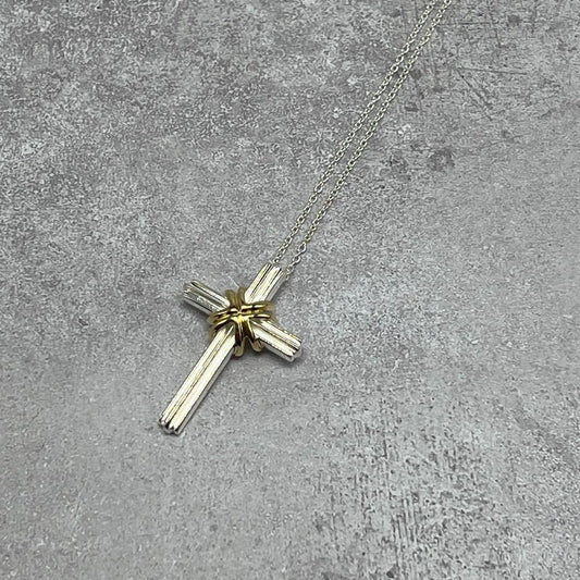 Tiffany & Co Signature Cross Necklace YG