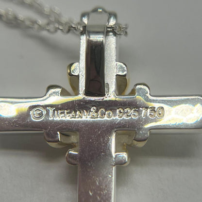 Tiffany & Co Signature Cross Necklace YG — view 8