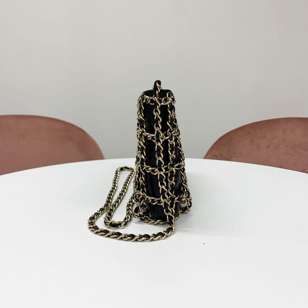 Chanel Cruise Collection Clutch Chain Shoulder Bag Lambskin — view 2