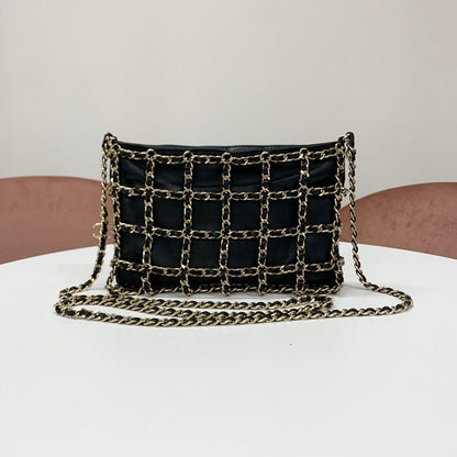 Chanel Cruise Collection Clutch Chain Shoulder Bag Lambskin — view 3